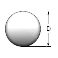 Technische Zeichnung Präzisionsstahlkugeln 0.794 mm